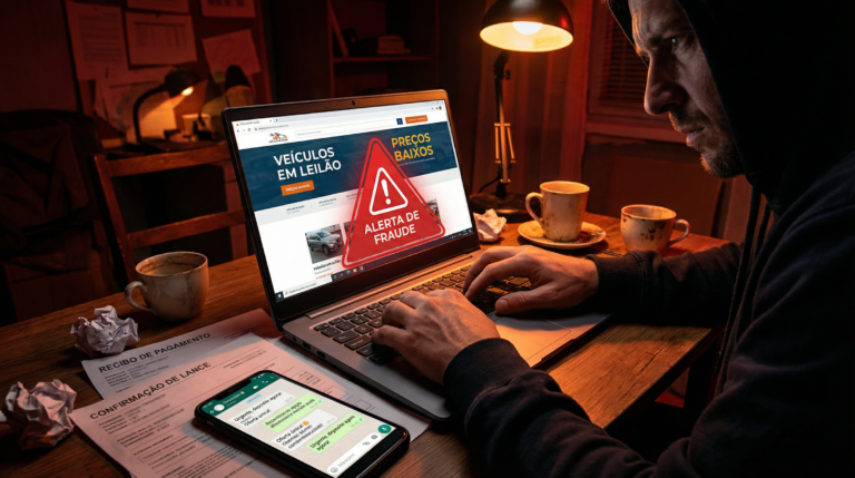 Golpe do Leilão Falso de Carros e Motos: Como Funciona e Como se Proteger