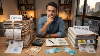 Custos e documentação de leilão judicial e extrajudicial de veículos com calculadora e documentos