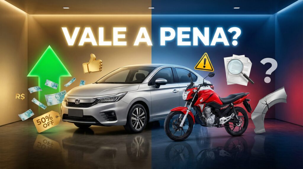 Vale a Pena Comprar Carros e Motos Retomados de Financiamento em Leilão? Riscos e Vantagens