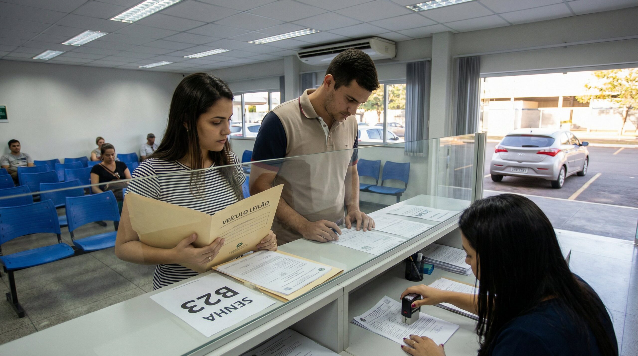 Documentação e transferência de veículo arrematado em leilão no DETRAN