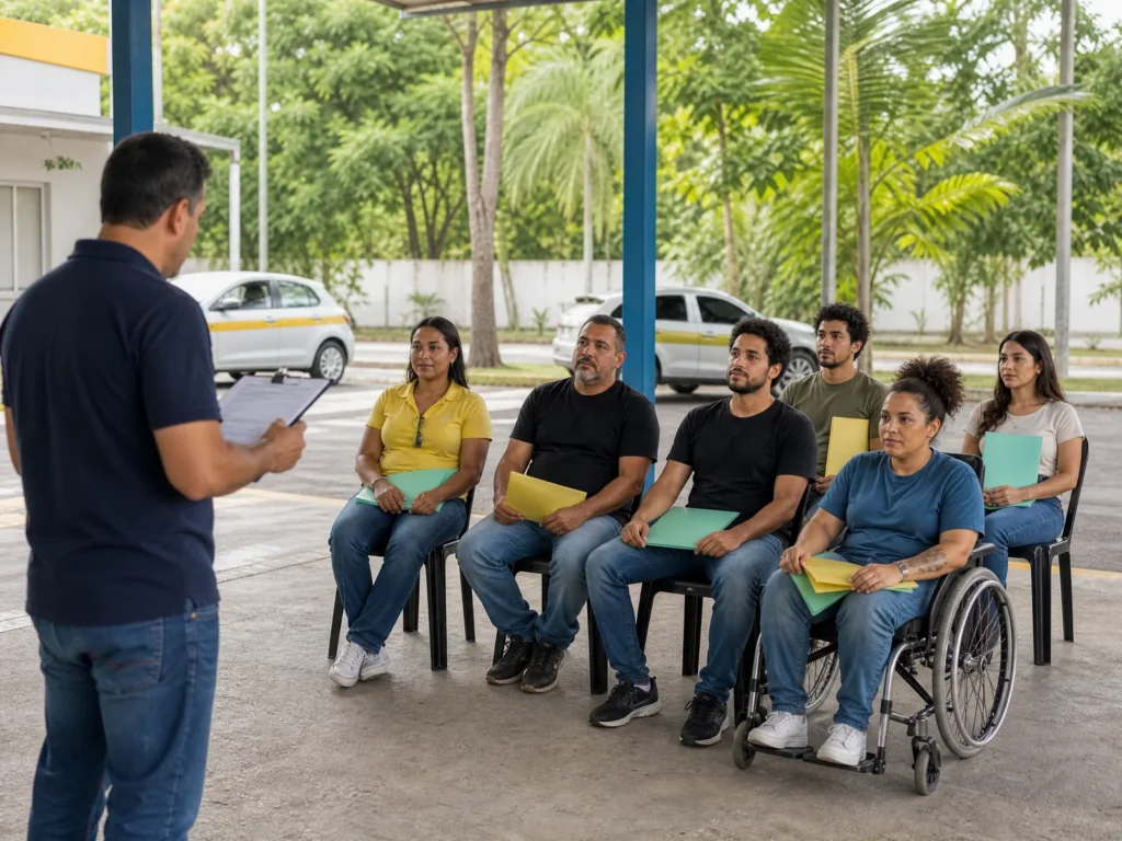 Orientação sobre habilitação gratuita em Pará