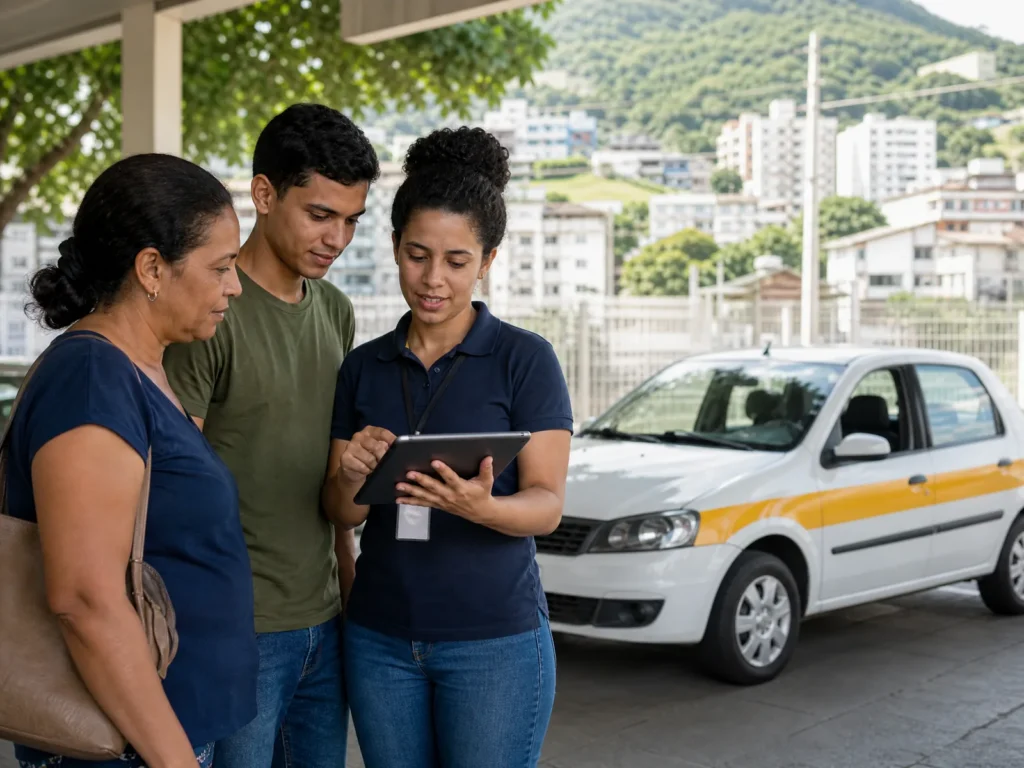 Orientação sobre habilitação gratuita em Rio de Janeiro