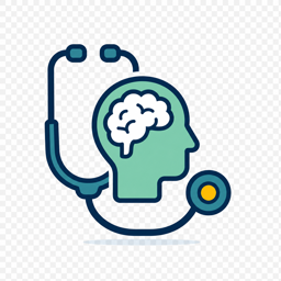 Ícone de exames médico e psicológico